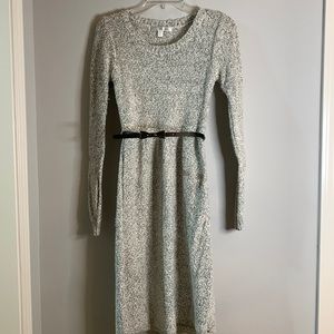 LC Lauren Conrad belted sweater dress